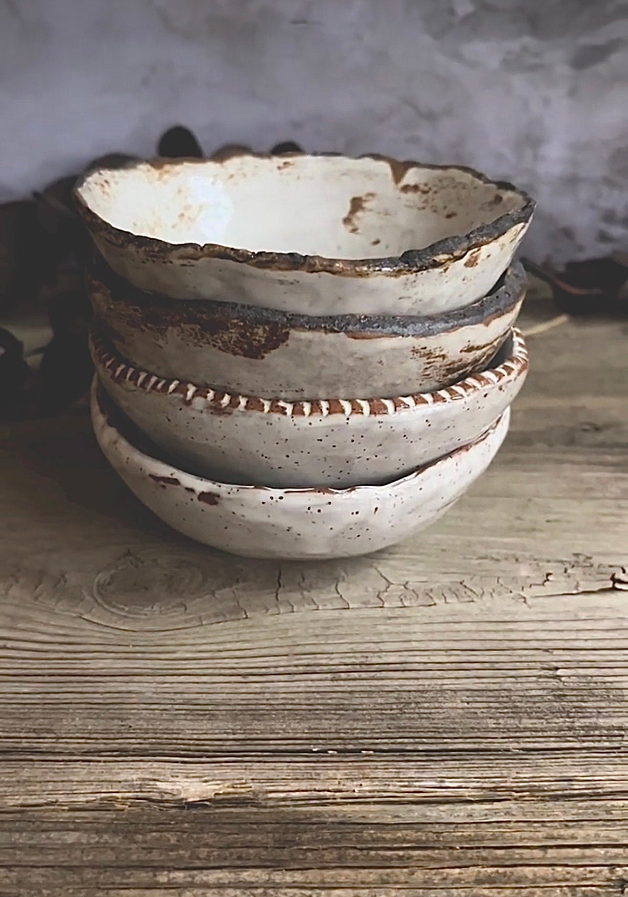 Ceramic Bowls, Rustic Bowl, Minimalist Stoneware, Handmade Ceramic Bowls, Ceramic Soup Bowl, Freeform Bowls, Rustic Pottery