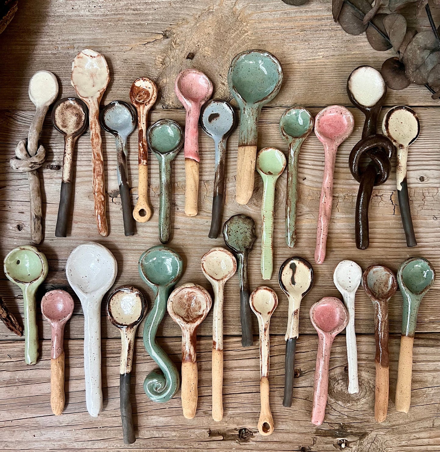 Ceramic Spoons, Stirring Spoons, Handmade Ceramic Spoons, Handmade Pottery Spoons, Minimalist Decor, Handmade Spoons, Organic Shapes Spoons