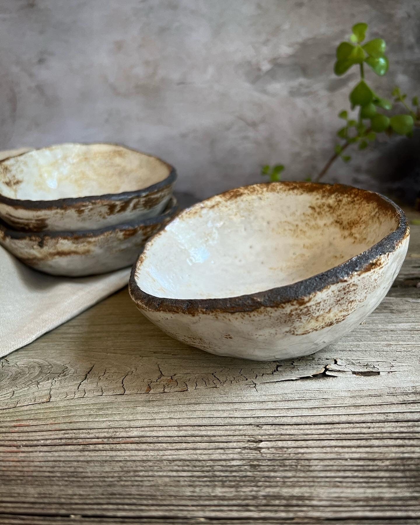 Ceramic Bowls, Handmade Bowls, Rustic Bowls, Minimalist Stoneware, Handmade Ceramic Bowls, Ceramic Soup Bowl, Tilted Bowl, Irregular Shape