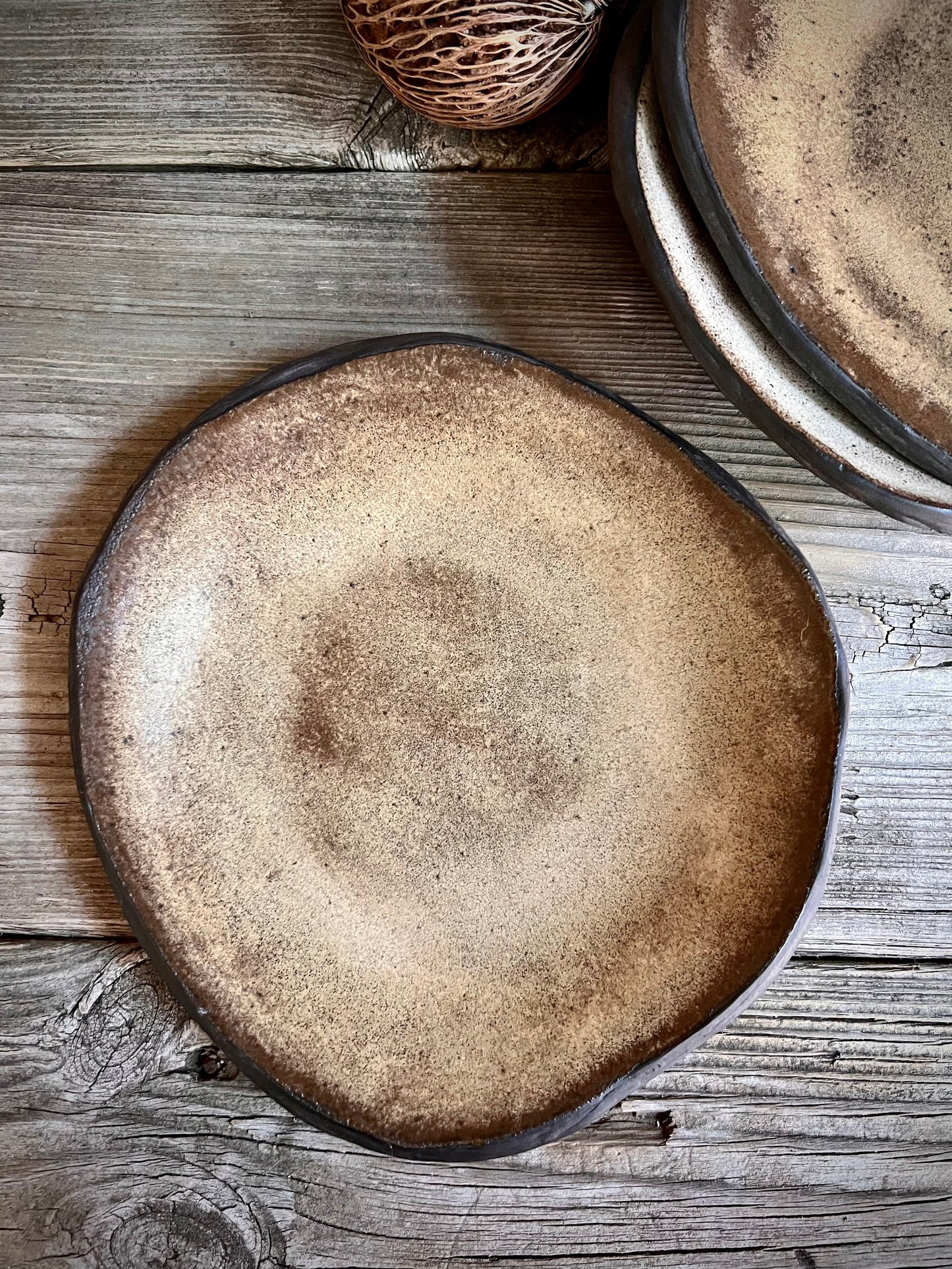 Ceramic Plate, Handmade Plate, Rustic Plate, Housewarming Plates, Handmade Ceramic Plate, Housewarming Gift, Irregular Shape Plates