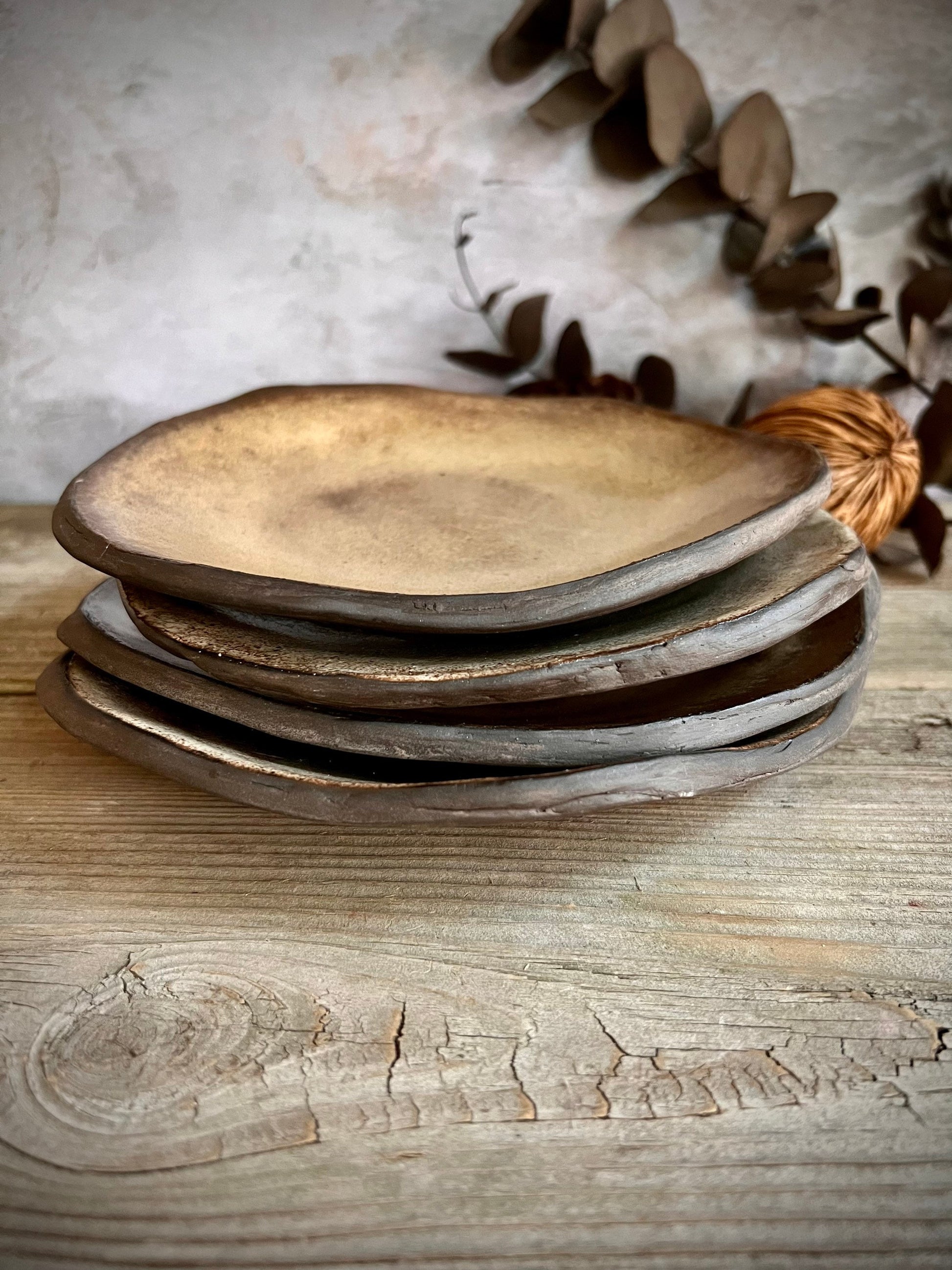 Ceramic Plate, Handmade Plate, Rustic Plate, Housewarming Plates, Handmade Ceramic Plate, Housewarming Gift, Irregular Shape Plates