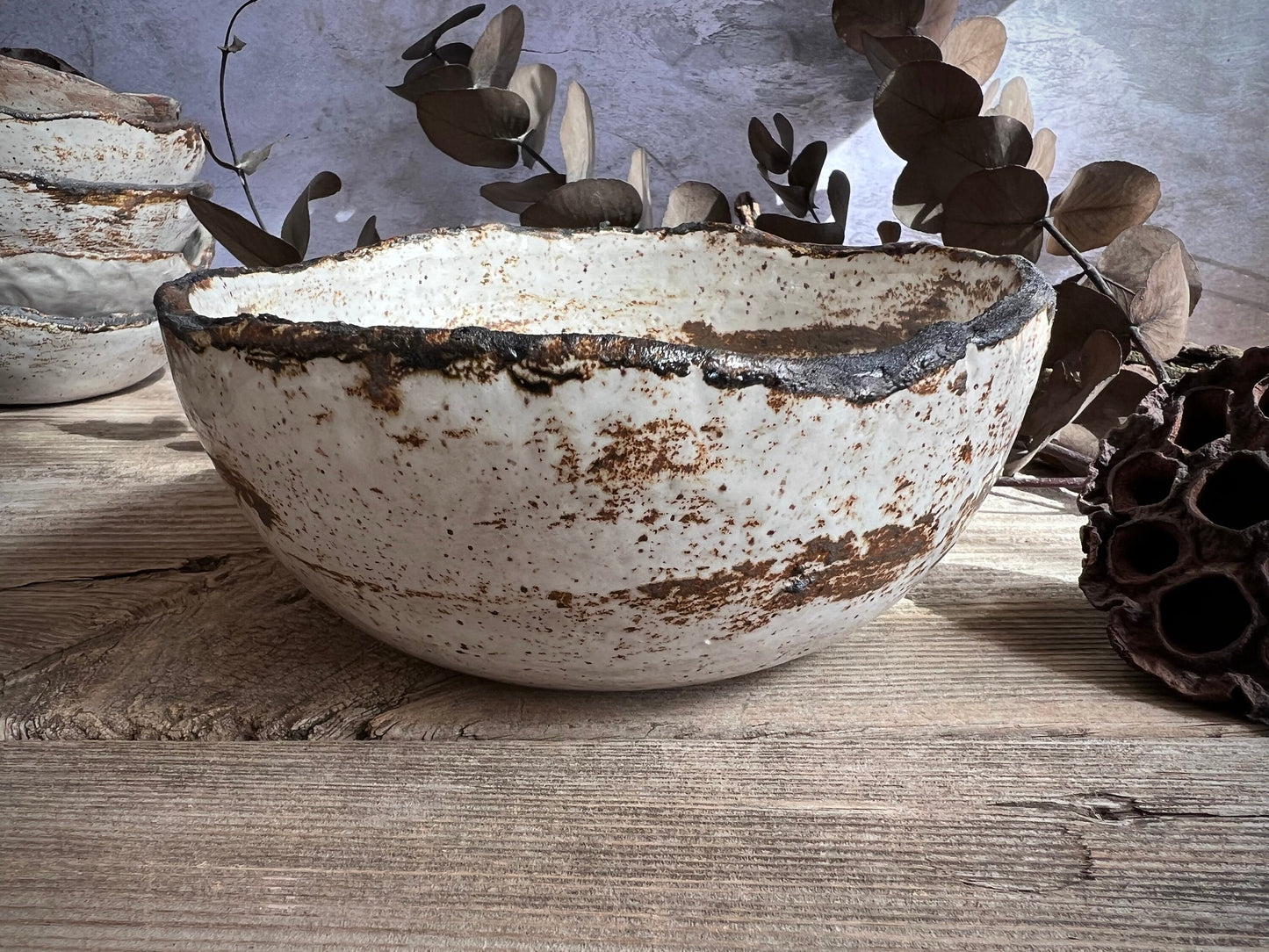Ceramic Bowl, Handmade Bowl, Rustic Bowl, Farmhouse Stoneware, Handmade Ceramic Bowl, Ceramic Serving Bowl, Irregular Bowl, Pottery Bowl