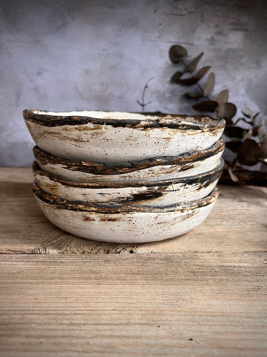 Ceramic Bowl, White Bowls, Rustic Bowls, Pasta Bowl, Ceramic Pasta Bowl, Handmade Ceramic Bowl, Rustic Bowl, Pottery Bowl, Housewarming Gift