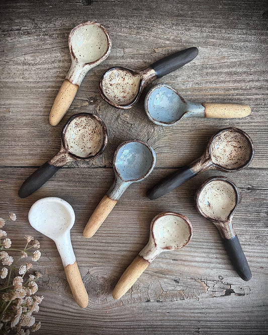 Handmade Spoons, Soup Spoons, Ceramic Spoons, Ceramic Soup Spoons, Minimalist Spoons, Pottery Spoons, Minimalist, Organic Shape, Spoons