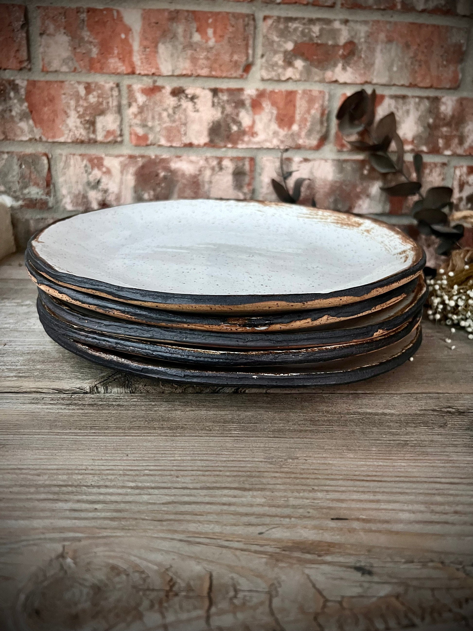 11” Ceramic Plate, Handmade Plate, Rustic Plate, Pottery Plates, Handmade Ceramic Plate, Christmas Gift, Handmade Pottery Plates