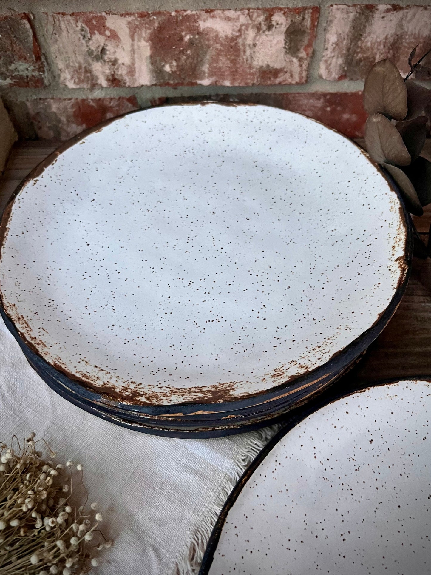 11” Ceramic Plate, Handmade Plate, Rustic Plate, Pottery Plates, Handmade Ceramic Plate, Christmas Gift, Handmade Pottery Plates