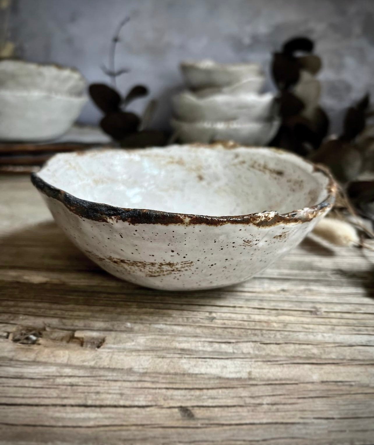 Ceramic Bowls, Rustic Bowl, Minimalist Stoneware, Handmade Ceramic Bowls, Ceramic Soup Bowl, Freeform Bowls, Rustic Pottery
