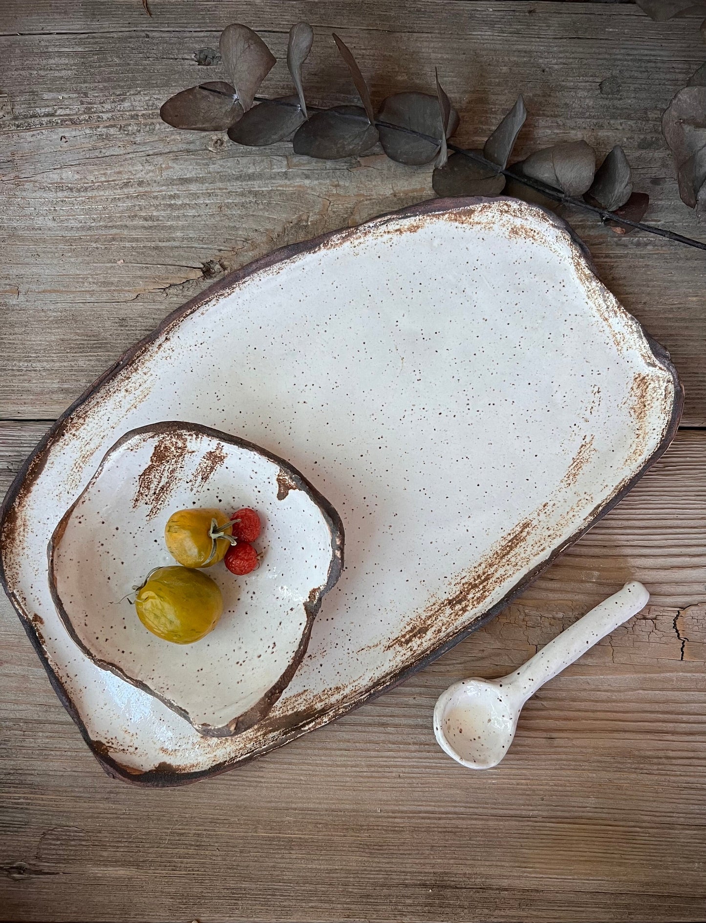 Ceramic Plate, Rectangular Plate, Serving Plate, Ceramic Tapas Plate, Appetizer Plate, Ceramic Serving Plate, Gift For Her, Gift For Dad