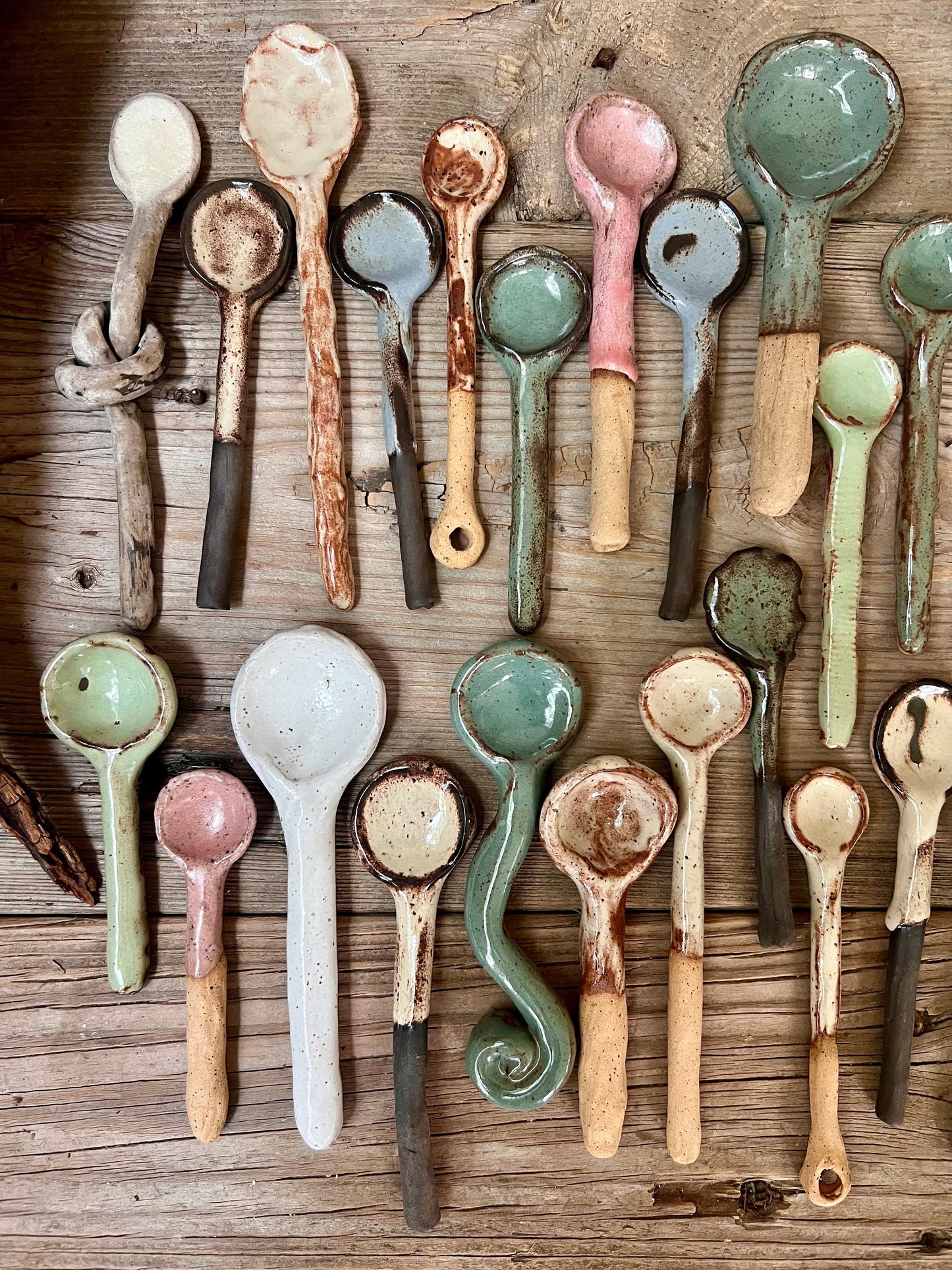 Ceramic Spoons, Stirring Spoons, Handmade Ceramic Spoons, Handmade Pottery Spoons, Minimalist Decor, Handmade Spoons, Organic Shapes Spoons