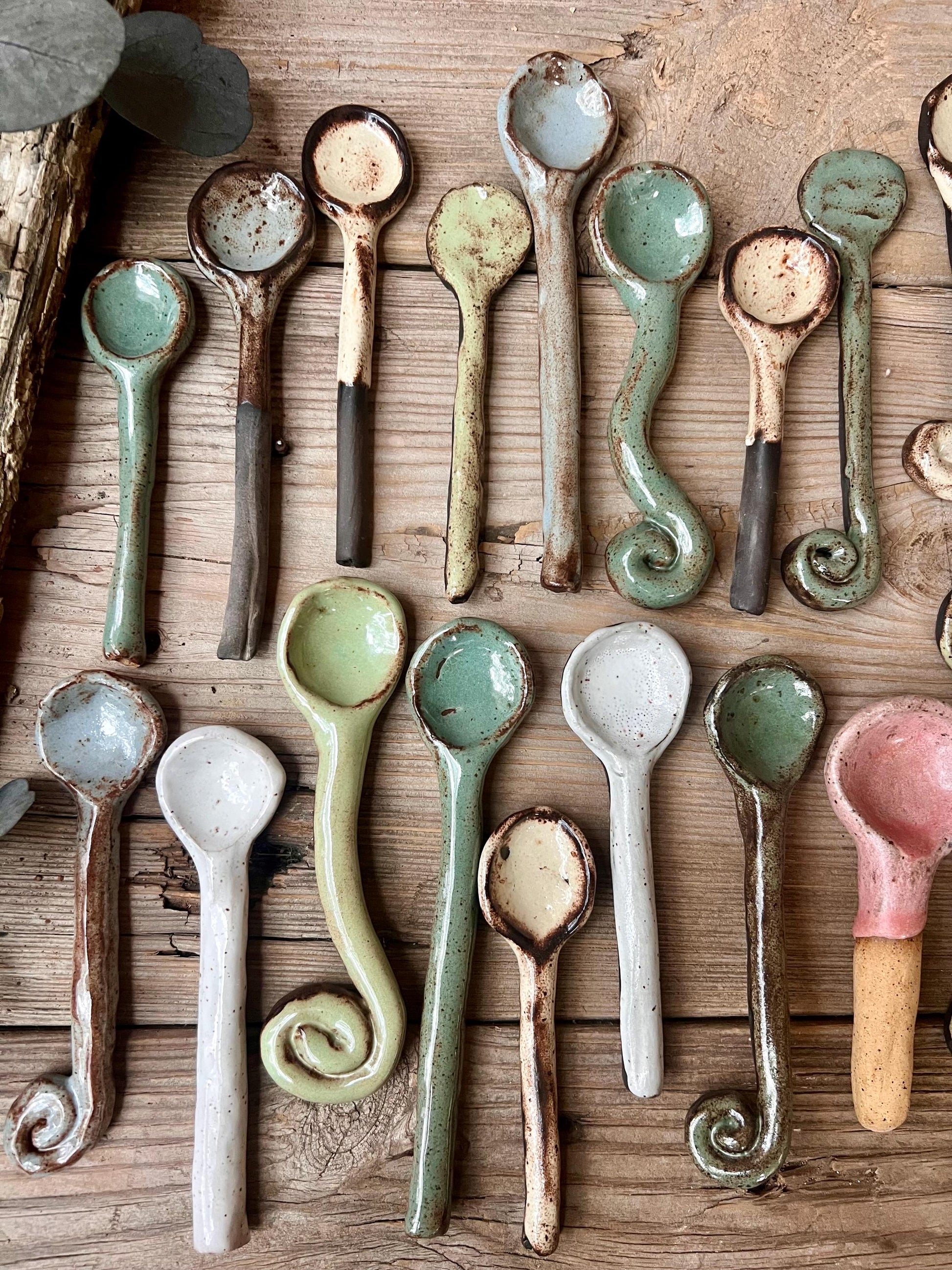 Ceramic Spoons, Stirring Spoons, Handmade Ceramic Spoons, Handmade Pottery Spoons, Minimalist Decor, Handmade Spoons, Christmas Gift, Gifts