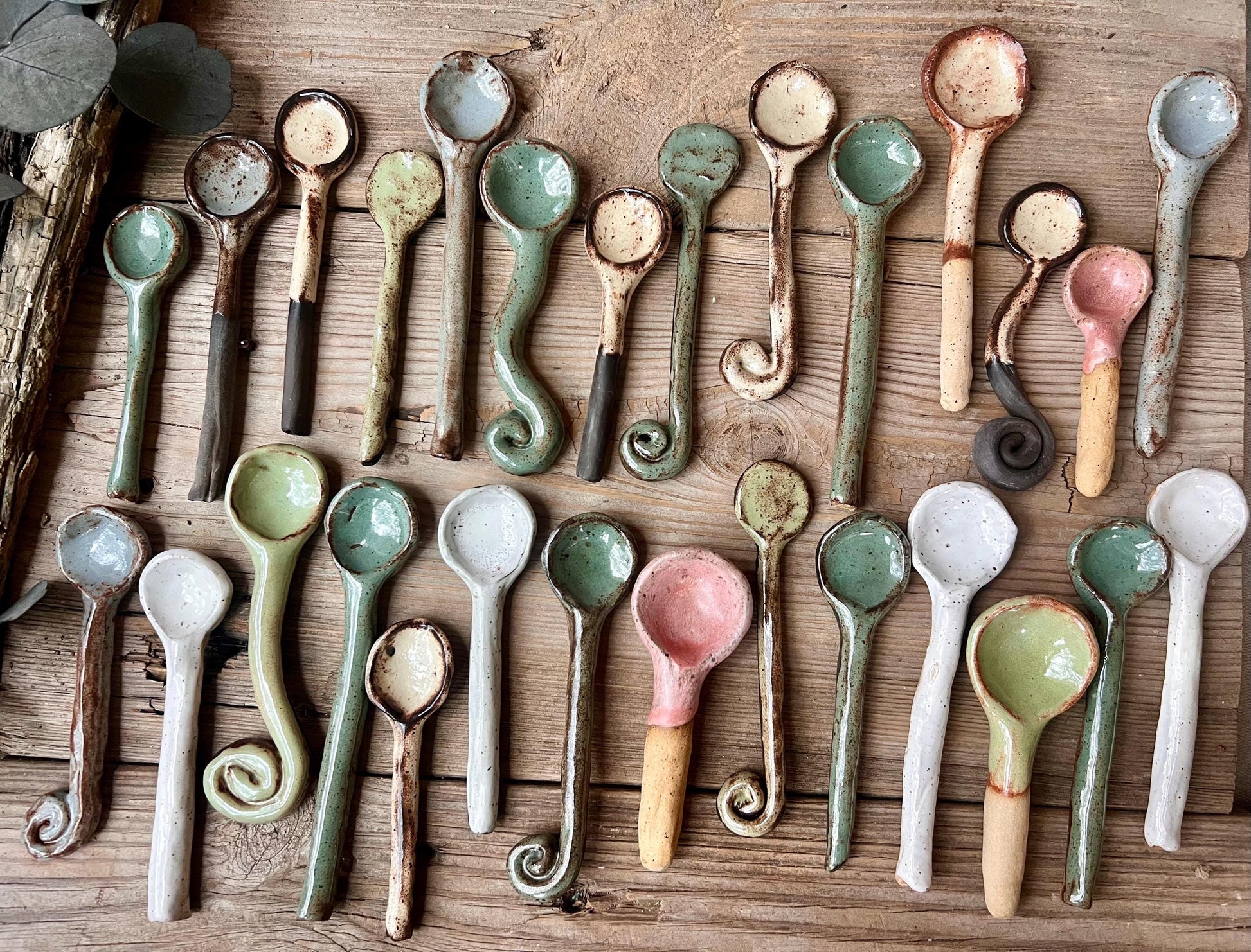 Ceramic Spoons, Stirring Spoons, Handmade Ceramic Spoons, Handmade Pottery Spoons, Minimalist Decor, Handmade Spoons, Christmas Gift, Gifts